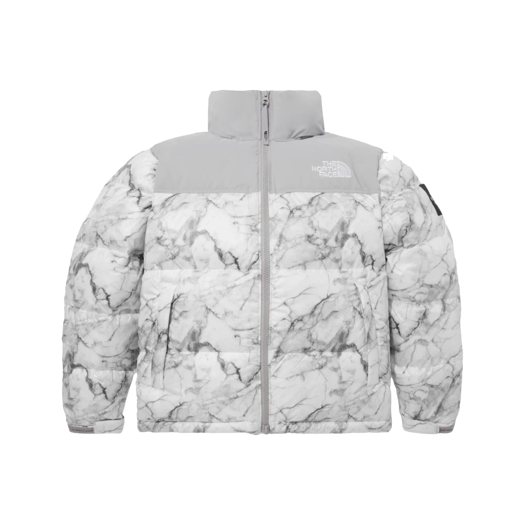 The North Face White Label Novelty Nuptse Down Jacket P Asia Sizing 'White Marble' NJ1DP51J