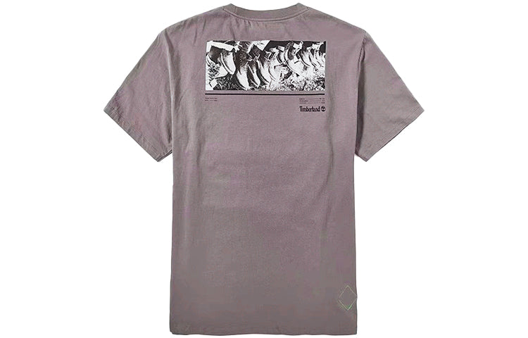 Men's Timberland SS20 Round Neck Printing Short Sleeve Gray A28NC033