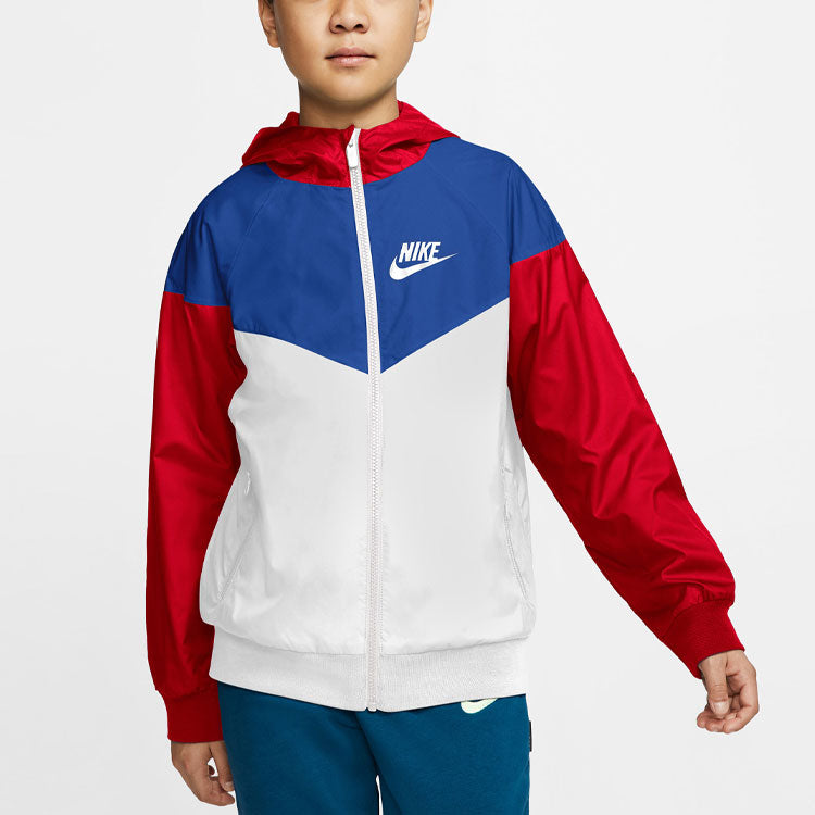 (GS) B Nike Sportswear WR JKT Jacket HD White 850443-108