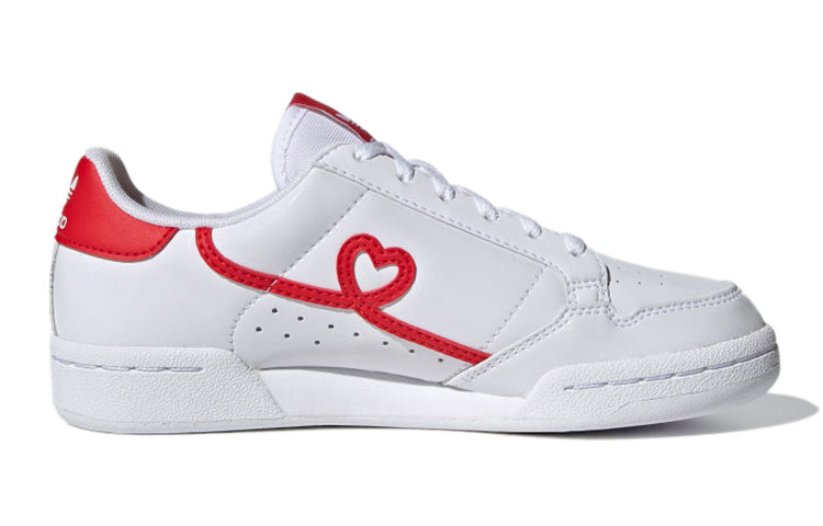 (GS) adidas Continental 80 J 'White Red' FY2578