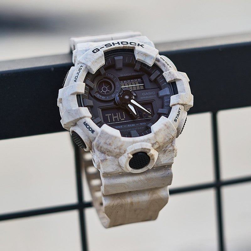 CASIO G-Shock Analog-Digital 'White' GA-700WM-5APRD