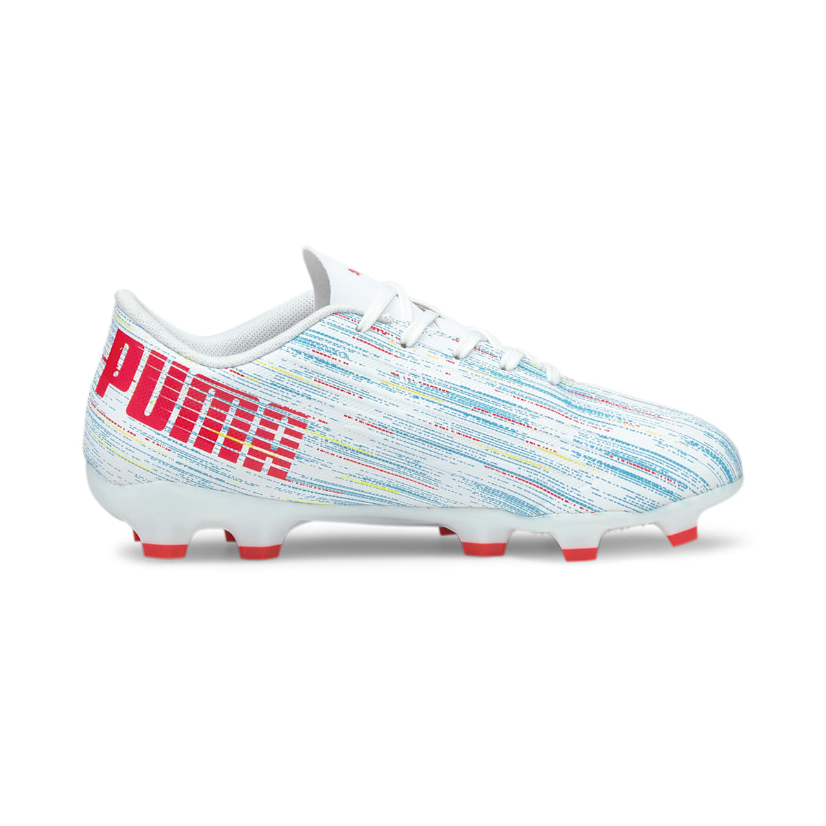 (GS) PUMA Ultra 4.2 FG AG 'White Red Blast' 106364-05