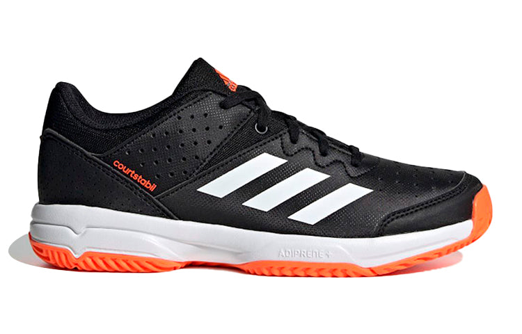 (GS) adidas Court Stabil 'Black White Orange' F99912