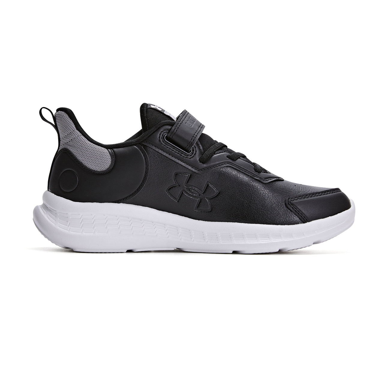 (GS) Under Armour Sport Sneakers 'Black White' 2321105-1