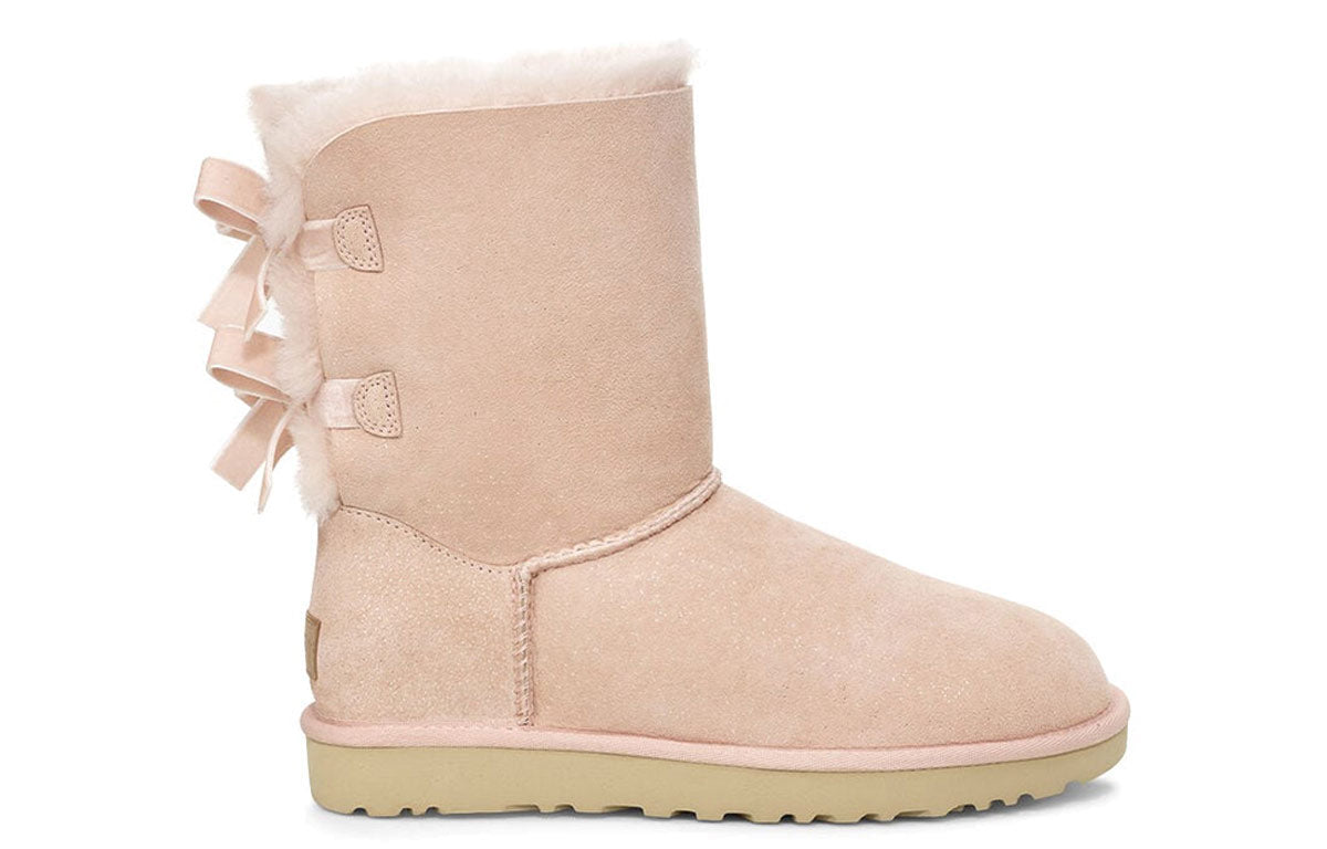 (WMNS) UGG Bailey Bow II Pink Snow Boots 1110415-QRT