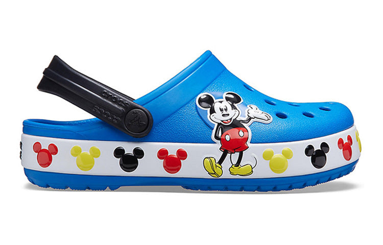 (PS) Crocs Disney Mickey Outdoor Flat Heel Sports Blue Sandals 206307-4JL