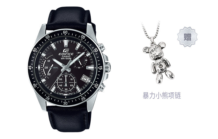 CASIO EDIFICE Waterproof Men Mens Black Analog EFV-540L-1AVUPR