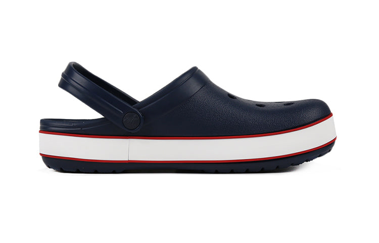 (PS) Crocs Corcband Bold Logo Minimalistic Casual Blue Red Sandals 'Blue Red' 206022-4CC