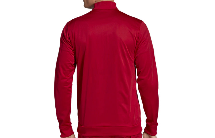 adidas ESSENTIALS Stripe Elastic Sports Jacket Red EI4891