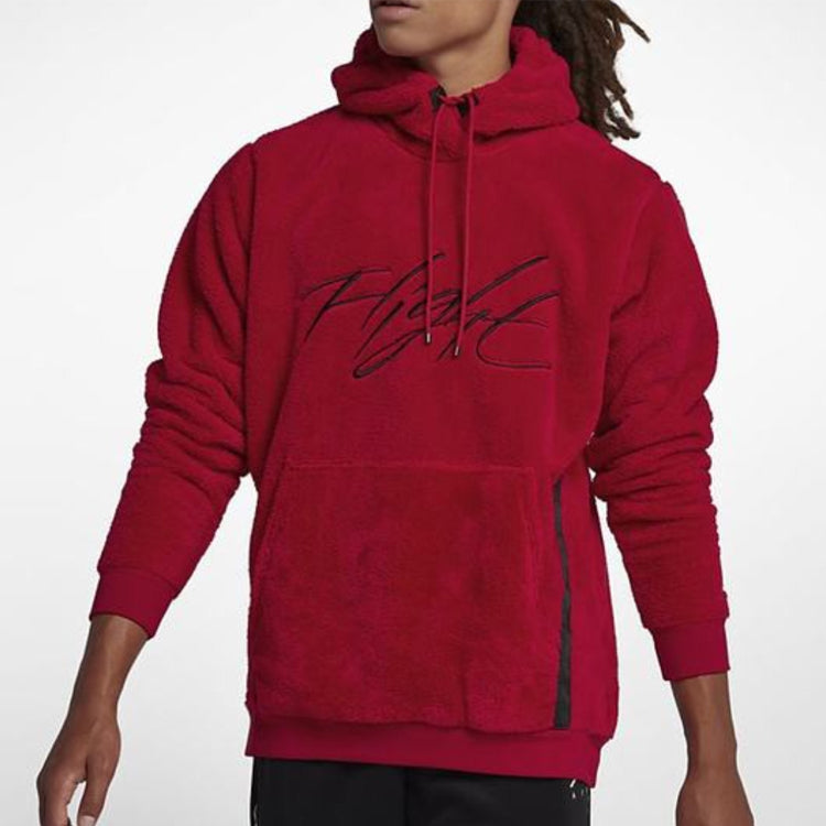 Men's Air Jordan Fleece Us Edition Red Pullover AH6250-687