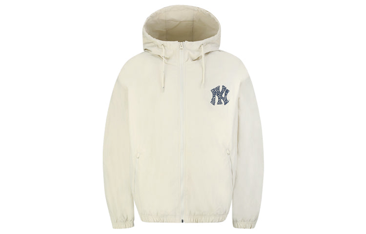 MLB Unisex LIKE Series Windblocker Jacket White 31JP09031-50I