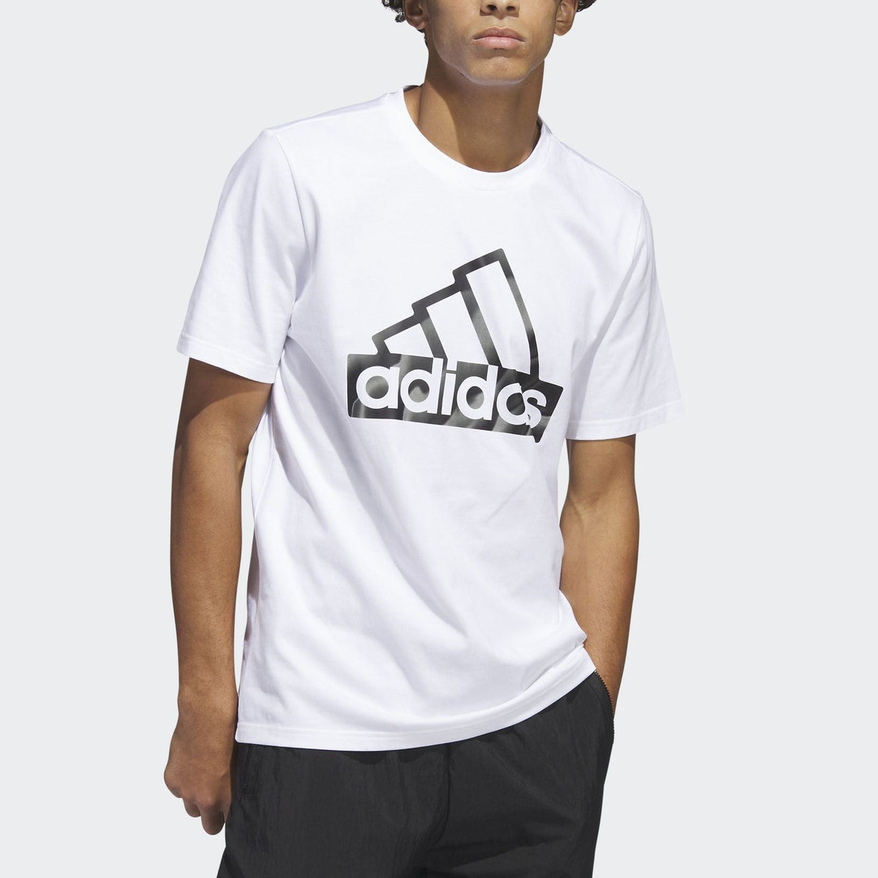 adidas Future Icons Graphic Short Sleeve T-shirt 'White' HR3000