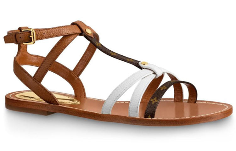 (WMNS) LOUIS VUITTON shoes Sports sandals 'Brown White' 1A65VQ