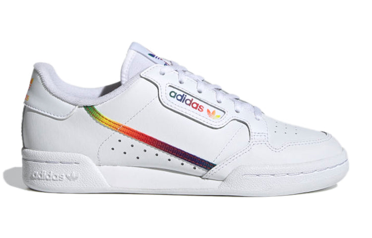 (GS) adidas Continental 80 J 'White Red Yellow' EG8976