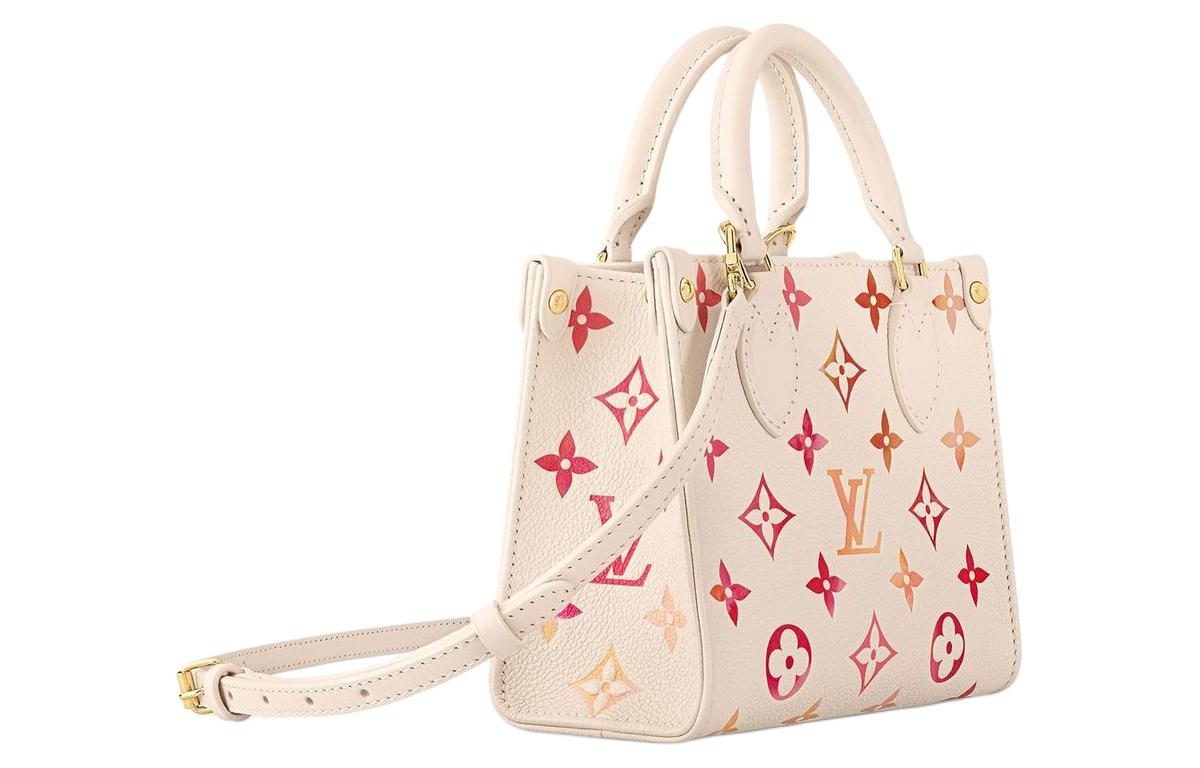 (WMNS) LOUIS VUITTON OnTheGo BB Monogram Empreinte Handbag 'Sunrise Aquarelle' M47115