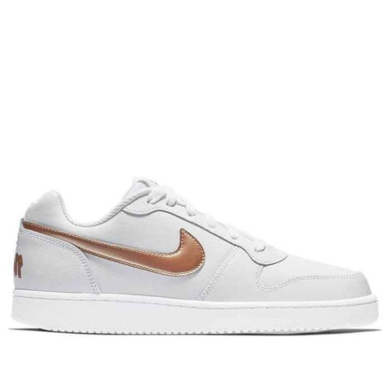 (WMNS) Nike Ebernon Low Sneakers White/Gold BV1156-002