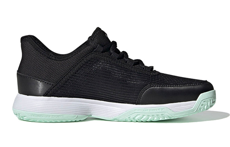 (GS) adidas Adizero Club J Black/Green EH1106