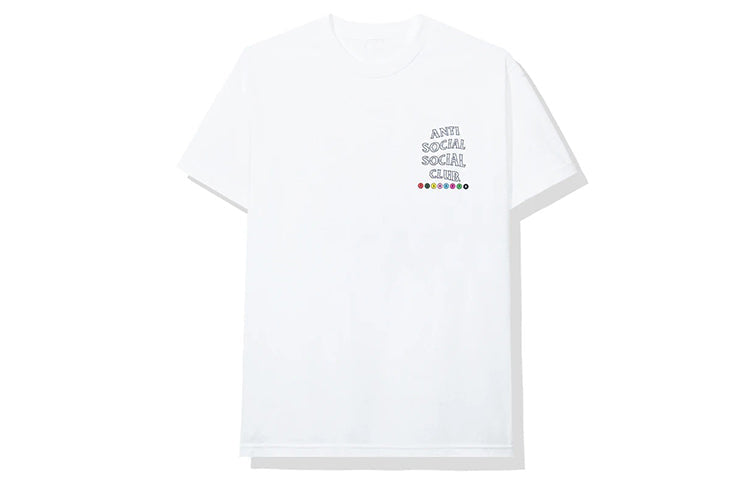 ANTI SOCIAL SOCIAL CLUB Dragon logo Short Sleeve Unisex White ASSC-524