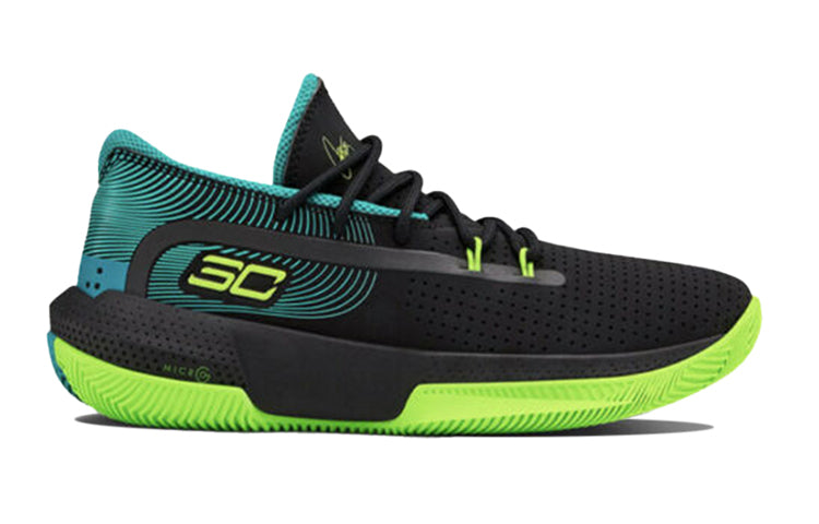 (GS) Under Armour SC 3ZER0 3 'Black Green' 3022117-003