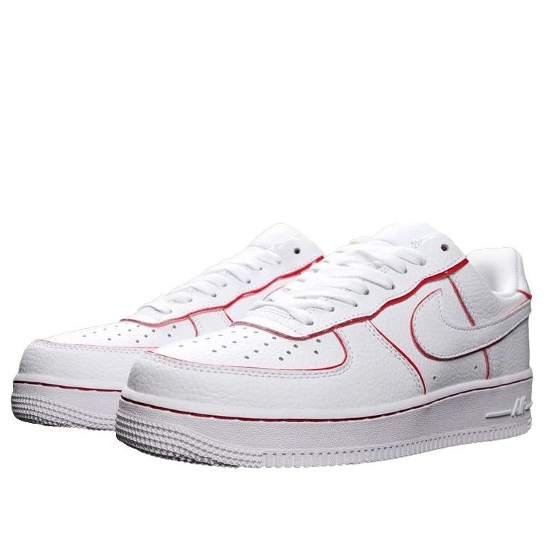 (WMNS) Nike Air Force 1 Low 'White Red' CD0178-100