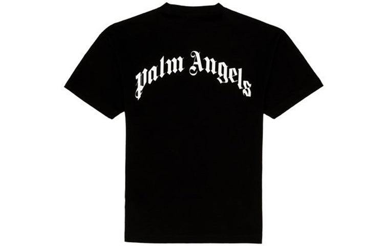 Men's PALM ANGELS Black Bear S/S Chest Logo Short Sleeve PMAA001S20FAB0011084