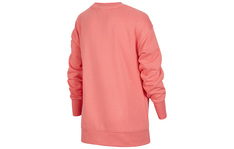 (GS) Nike Loose Casual Pullover Long Sleeves Girls Pink DM8210-603