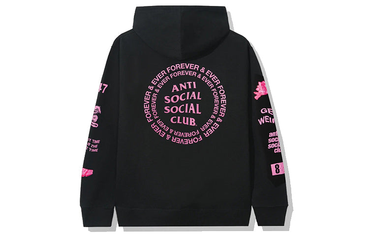 ANTI SOCIAL SOCIAL CLUB Alphabet sleeve Printing Unisex Black ASSC-528
