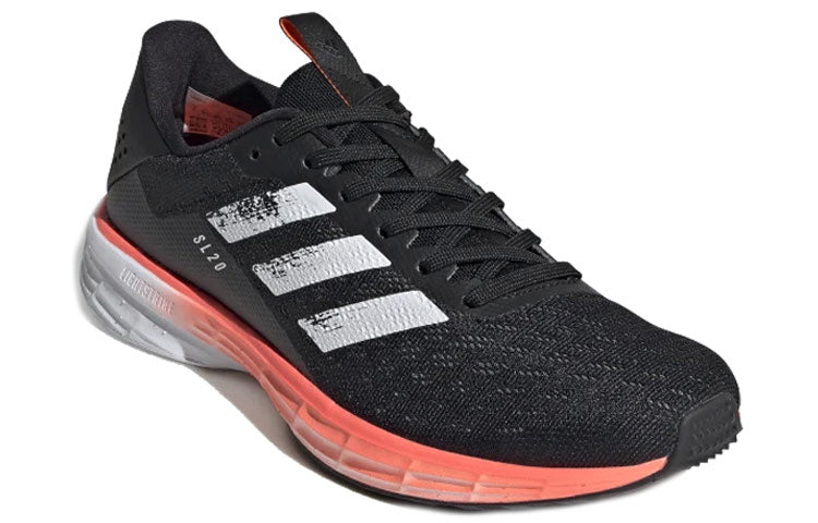 (GS) adidas SL20 J Black/Orange EG4935