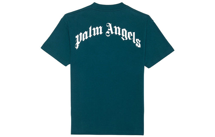 Men's PALM ANGELS Bear Short Sleeve Green PMAA001E20JER0035760