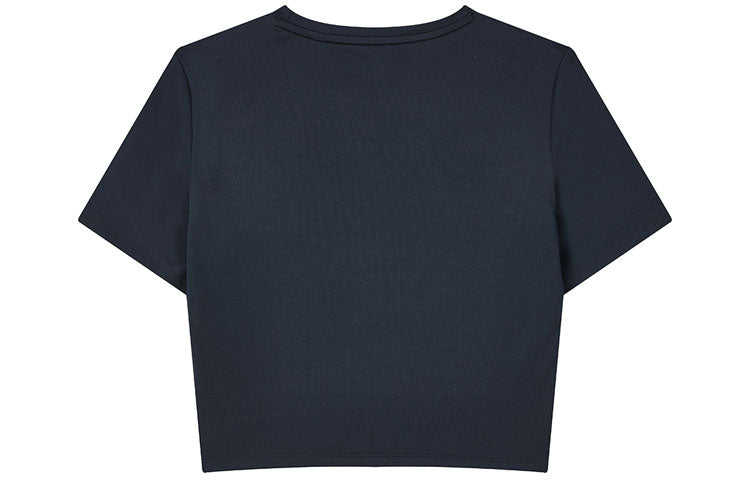 (WMNS) FILA Printing Round-neck Blue A11W131125F-NV
