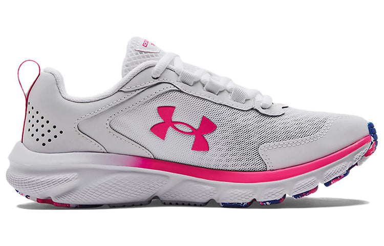 (WMNS) Under Armour Charged Assert 9 Marble 'White Victory Blue' 3024853-103