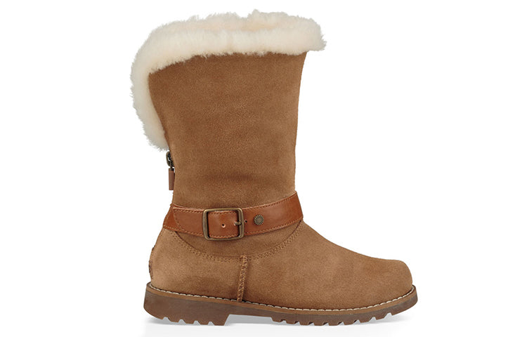 UGG Nessa Fleece Lined Big Boys Brown 1094577K-CHE