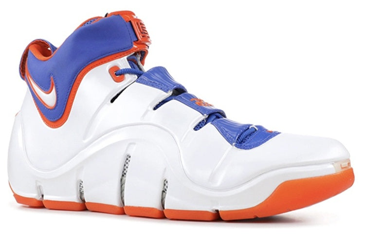 Nike LeBron 4 Hardwood Classics 'White Blue' BAM367-M18-C1