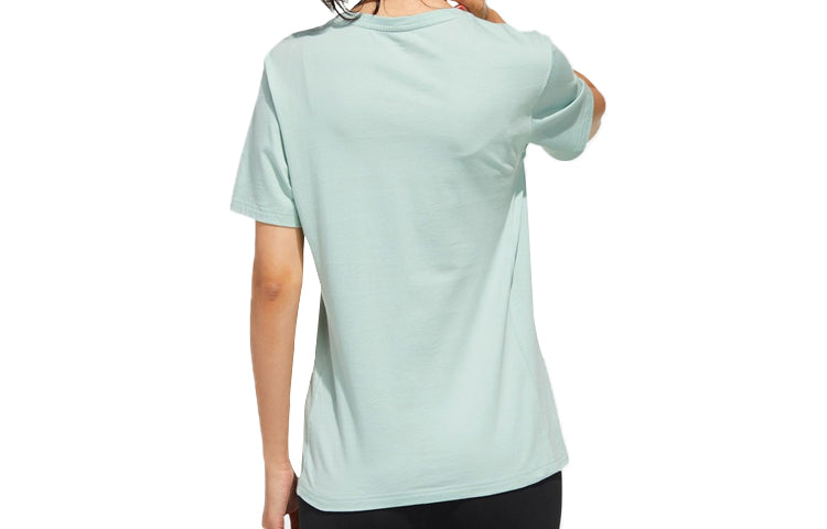 (WMNS) adidas neo Casual Sports Short Sleeve Green GD9894