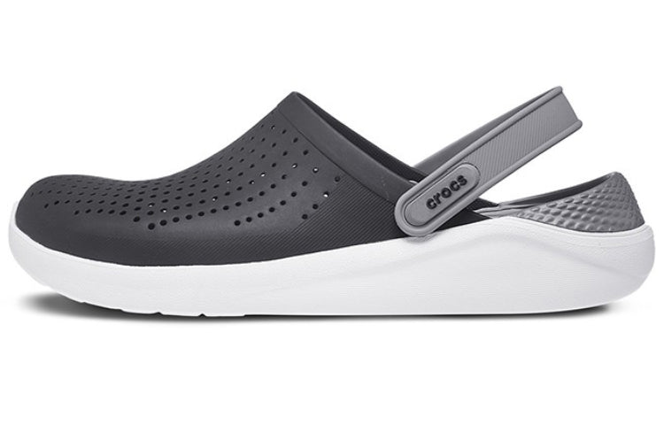 Crocs LiteRide Sandals 'Black Smoke Grey' 204592-05M
