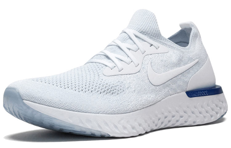 Nike Epic React Flyknit 'White Racer Blue' AQ0067-100