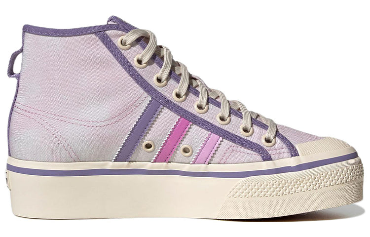 (WMNS) adidas Nizza Platform Mid Shoes 'Almost Pink Pulse Lilac' GX4608