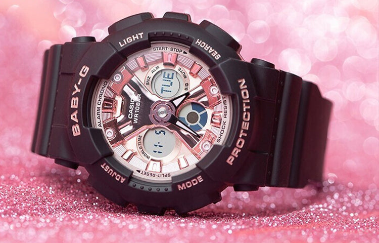 CASIO Baby-G 'Black Rose Gold' BA-130-1A4