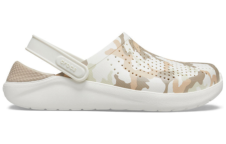 Crocs LiteRide Shoe Camouflage Printing Sandals Beige 206491-1CN