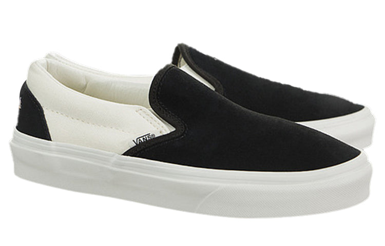 Vans Unisex Classic Slip-on Shoes Black/White VN0A38F7QTY