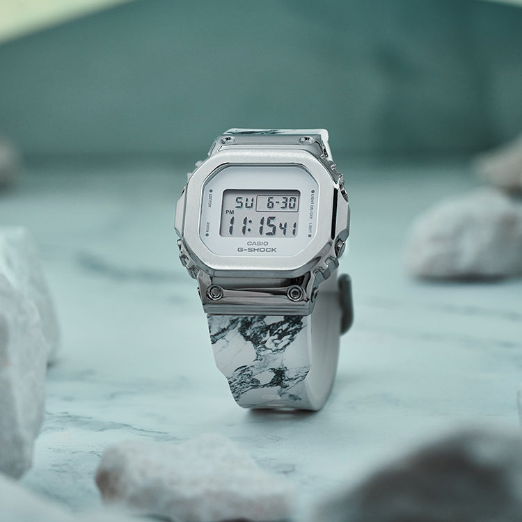 CASIO G-Shock Digital 'White SIlver' GM-S5600MA-7PFF