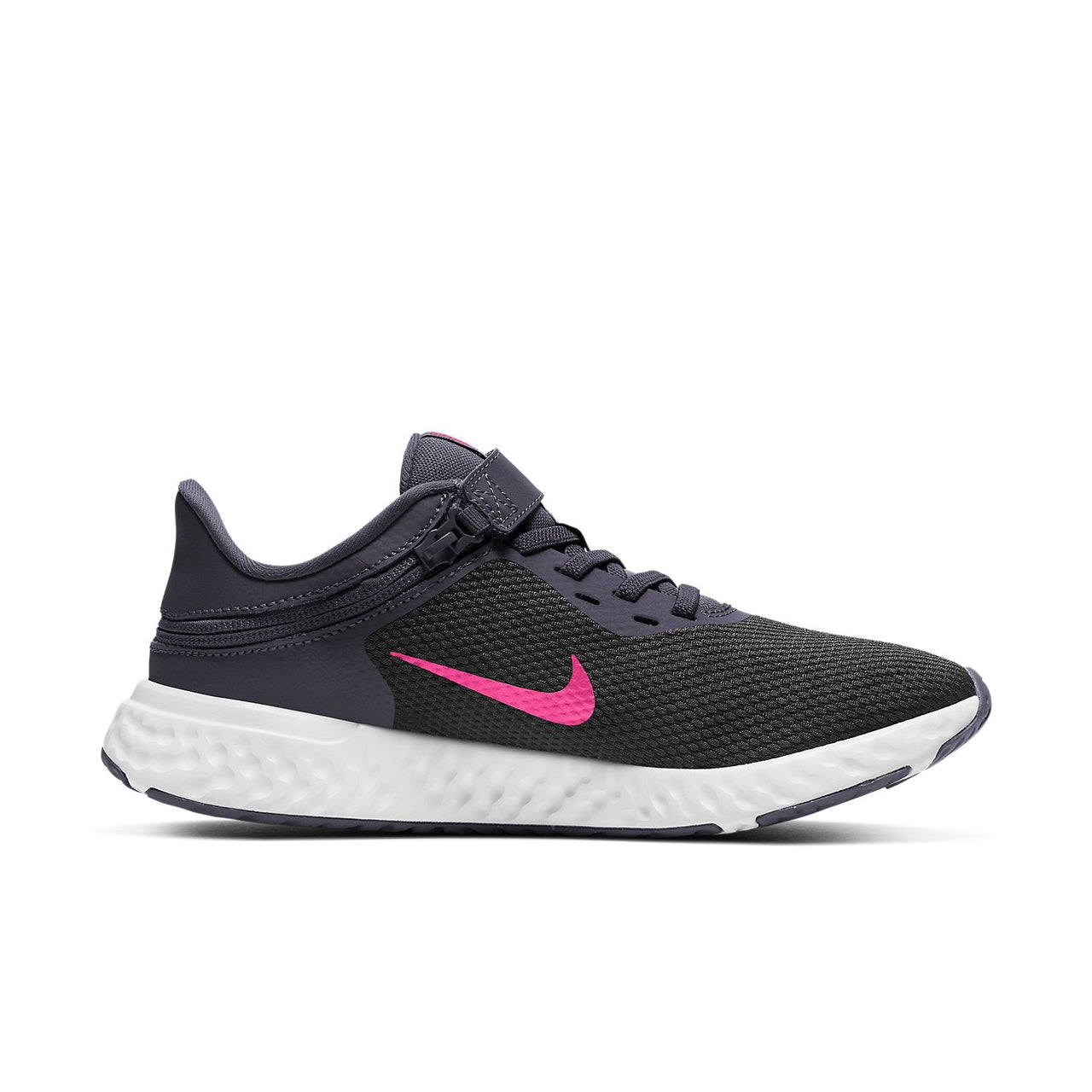 (WMNS) Nike Revolution 5 FlyEase 'Black Pink' BQ3212-014
