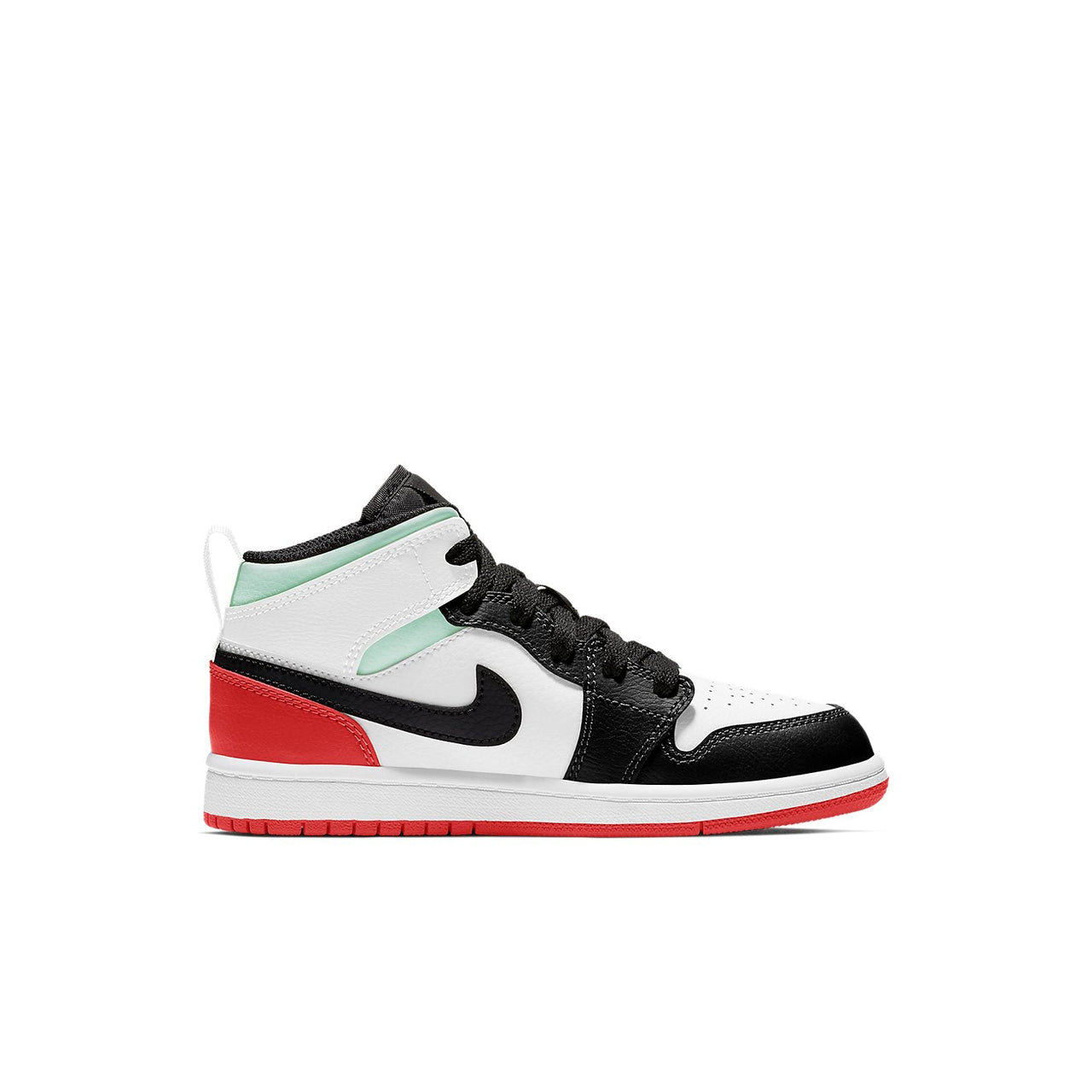 (PS) Air Jordan 1 Mid SE 'Red Black Toe' BQ6932-100