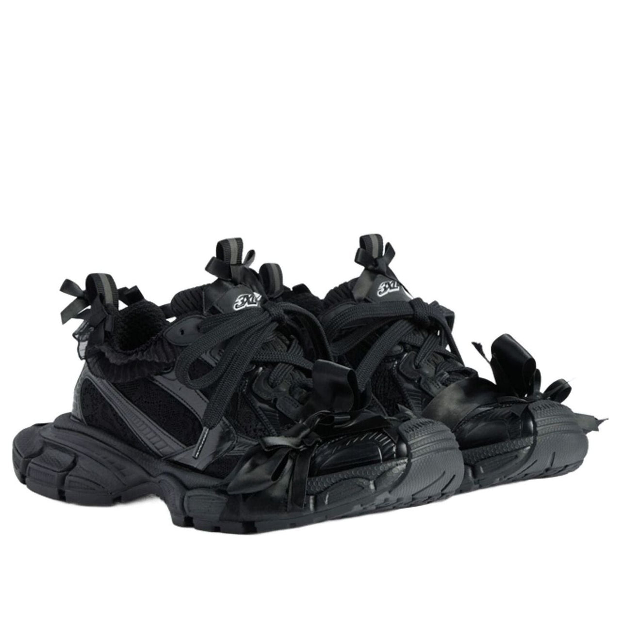 (WMNS) Balenciaga 3xl Lace Sneaker 'Black' 832994WXLMC1000