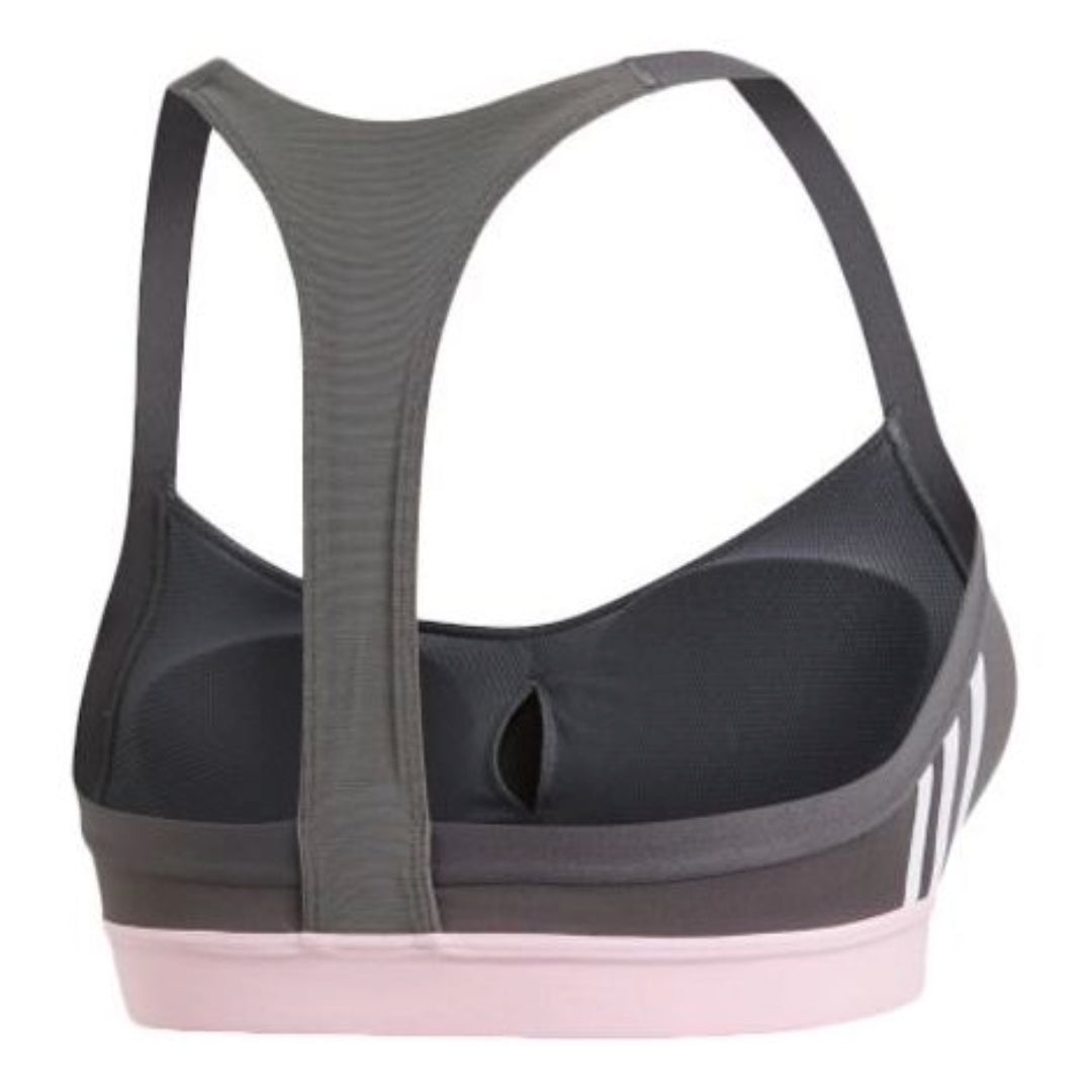 (WMNS) adidas All Me 3-Stripes Bra Asia Sizing 'Grey' DU1291
