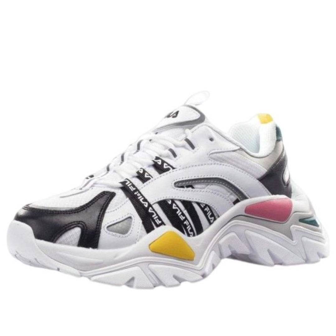 (WMNS) FILA Electrove Shoes 'White Black' 5RM01250-116