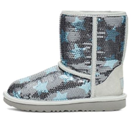 (PS) UGG Classic Short ll Sequin Star Denim Blue 1107988T-DMB