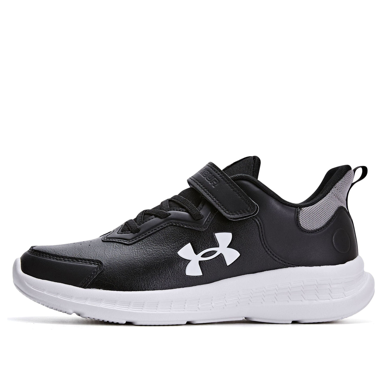 (GS) Under Armour Sport Sneakers 'Black White' 2321105-1