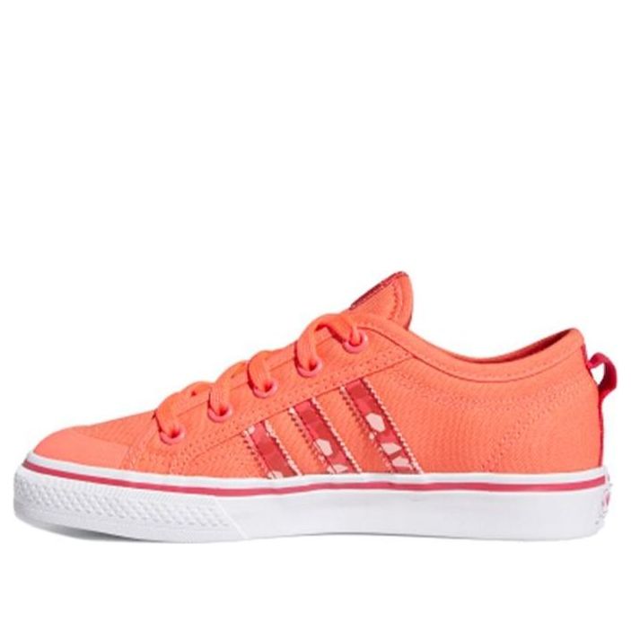 (GS) adidas Nizza J 'Orange White' FW0654