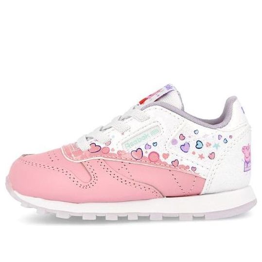 (TD) Reebok Peppa Pig x Classic Leather 'Bubbles and Hearts' GZ6485